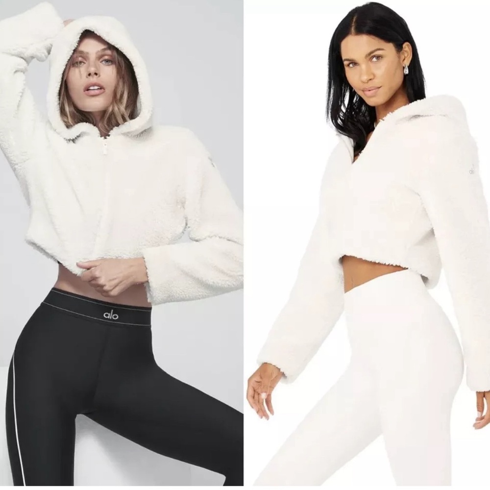 ALO YOGA LA Sherpa Jacket - IVORY